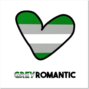 LGBTQ+ Grayromantic Heart- Love Posters and Art